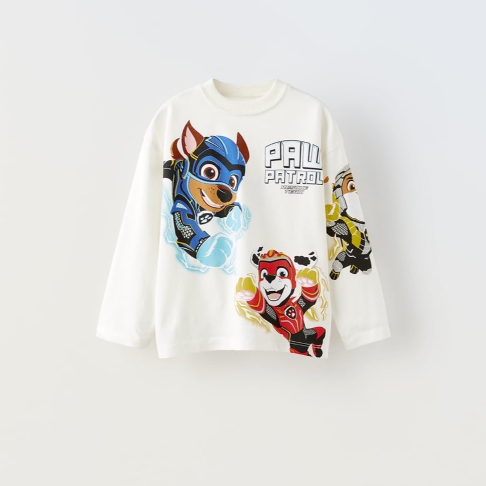 NWT Zara Paw Patrol T shirt 9-12Months - Picture 2 of 4
